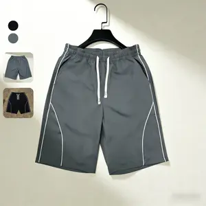 Men's Performance Casual Shorts - Functional Drawstring & Side Pockets, All-Day Comfort for Sports & Leisure