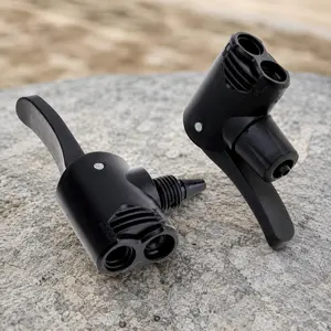 Dual Valve Quick Connect Air Chuck Adapter Kit, Switch Between Presta and Schrader for Bike Car Tire Pump, Universal Wear Resistant Leak Proof Inflator Accessory Repair Tool
