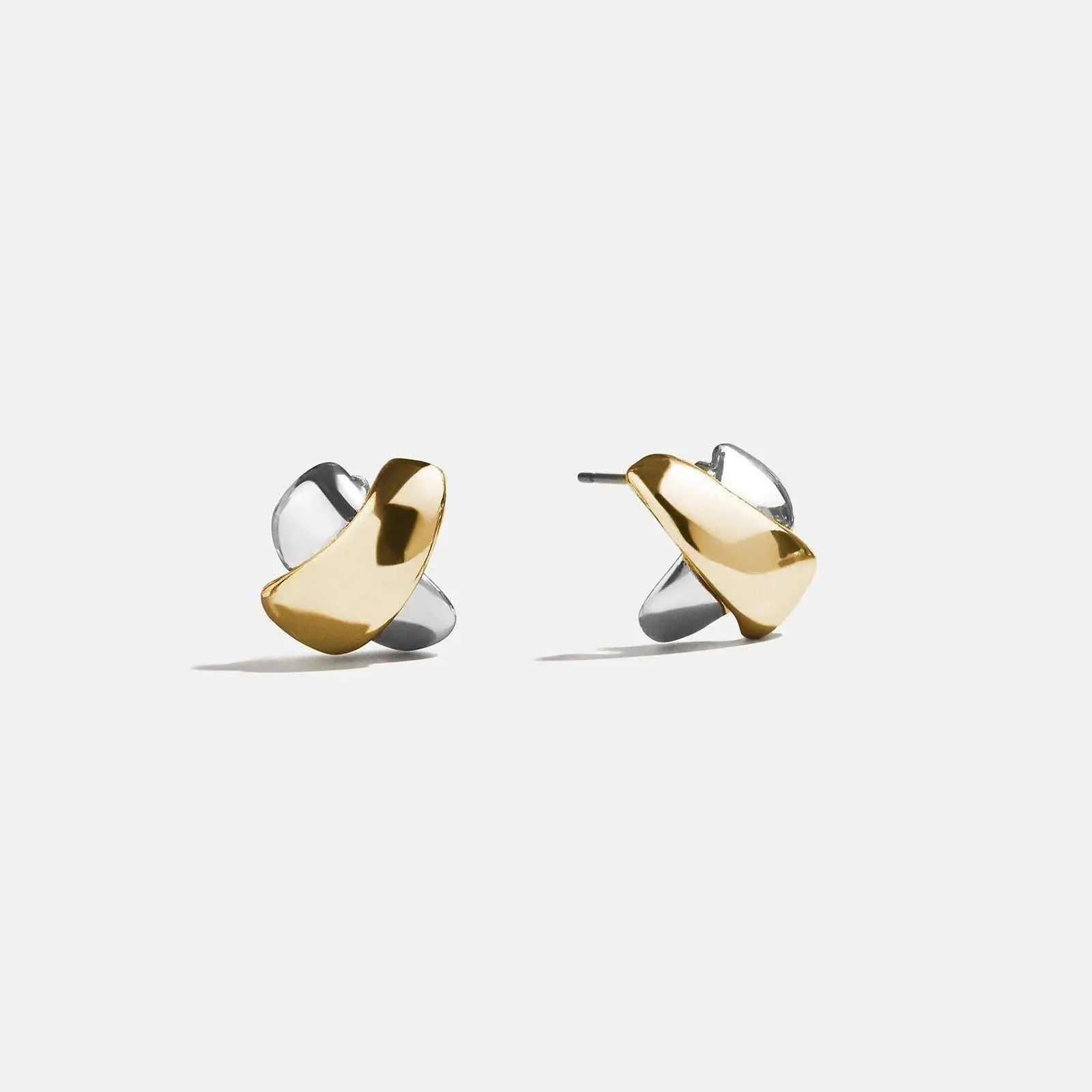 Melanie Stud Earrings - Gold/Silver