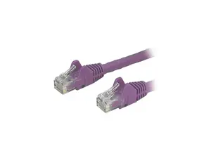 StarTech N6PATCH14PL 14 ft. Cat 6 Purple Network Ethernet Cable