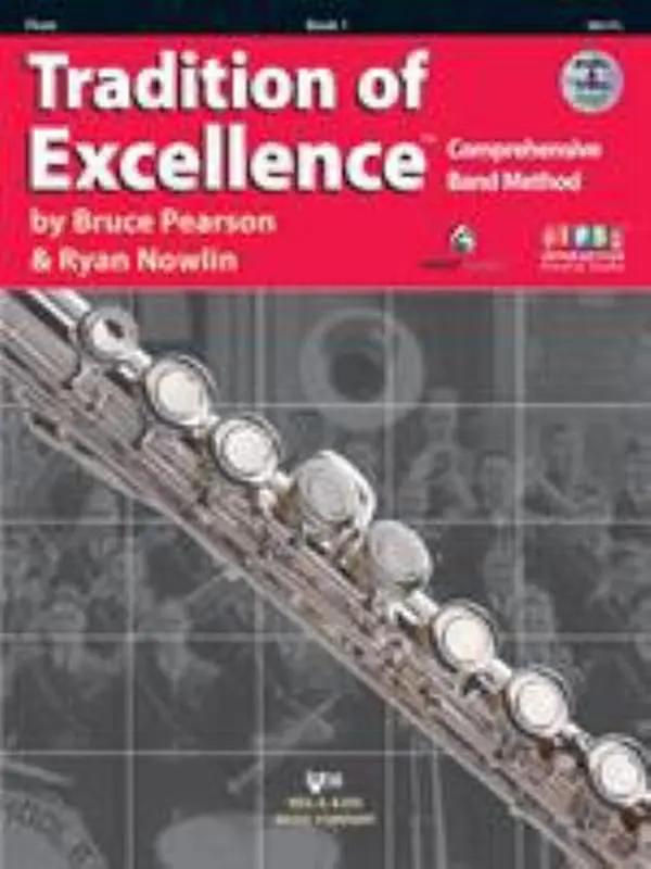 USED Book - W61FL - Tradition of Excellence Book 1 - Flute by Bruce Pearson (Paperback) - english