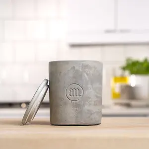 am. Salt The Salt Cellar - Sustainable Refillable Vessel for Counter Placement Eco-Friendly Kitchen Decor