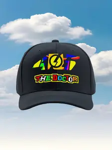 Valentino Rossi The Doctor 2026 new model Multi Color Soft Fabric Winter Cap Warm Cozy Unisex Knit Hat with Universal Fit, Versatile Headwear for All Genders & Cold Weather Outfits