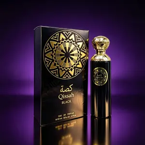 3.4 fl oz Middle Eastern men’s luxury perfume—exceptional fragrance longevity and scent retention, suitable for any occasion, including special events.