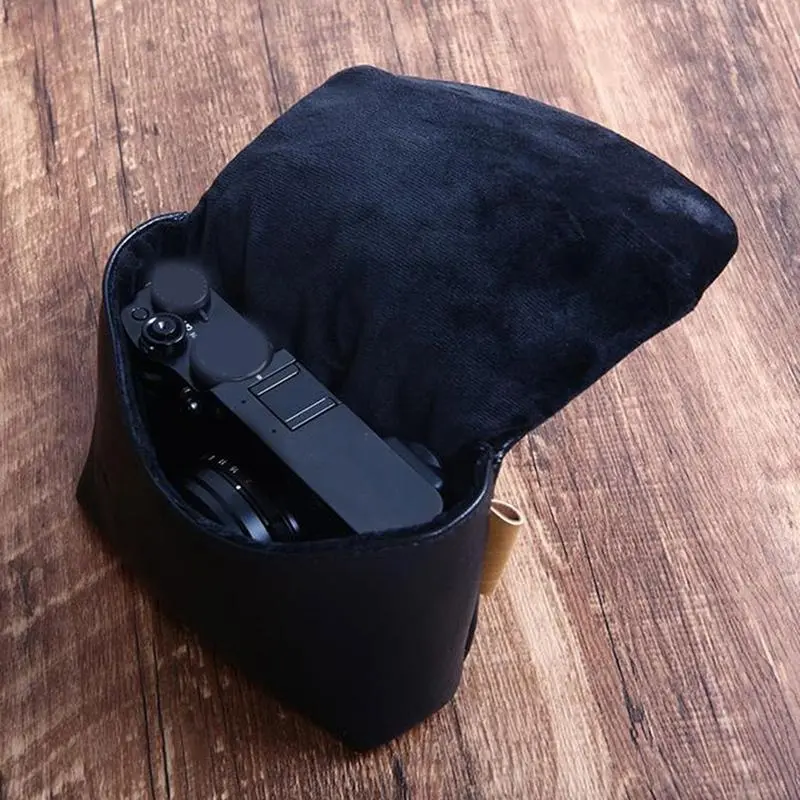 Retro PU Leather Camera Bag Water Resistant Case Cover for Fujifilm Instax Mini EVO X100VI X100V X100F X100T X100S X30 A