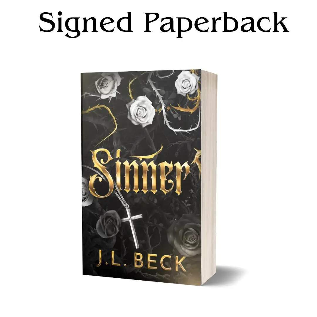 J.L. Beck Sinner: A Dark Romance Standalone Paperback Book with Twisted Hero and Enemies to Lovers Tropes