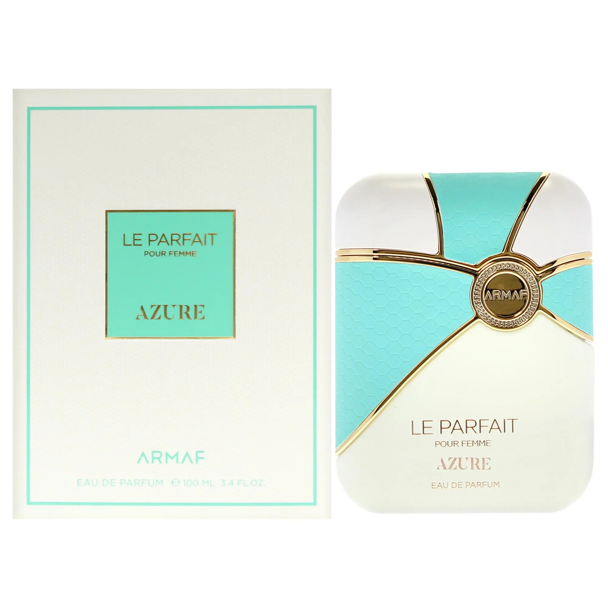 Luxurious Le Parfait Azure by Armaf Women's EDP Spray - 3.4 oz (100 ml) Unisex Fragrance, 100 Ml Perfume