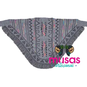 Taxco Poncho- Traditional Mexican Style