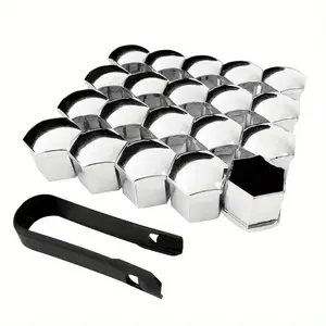 21Pcs 17/21mm Car Wheel Nut Caps Protection Covers Caps Anti-Rust Auto Hub Screw Cover Car Tyre Nut Bolt Exterior Decoration
