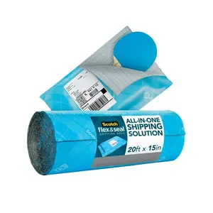 15 in x 20 ft, Simple Packaging Alternative to Cardboard Boxes, Bubble Mailers, and Cushioning,Flex & Seal Shipping Roll