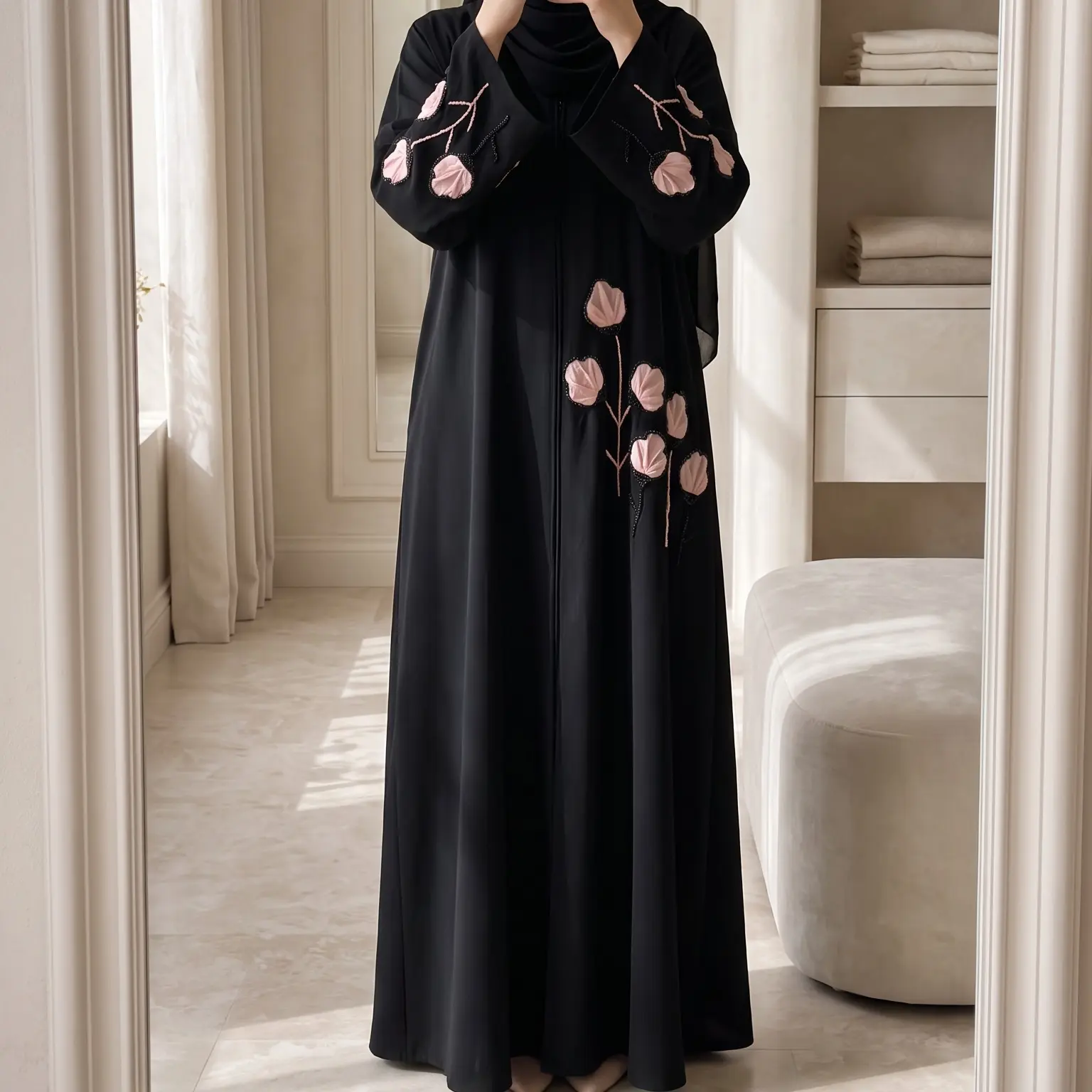 Riwae Floral Abaya
