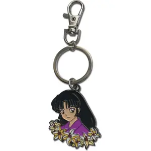Inuyasha - Sango Flowers Metal Keychain