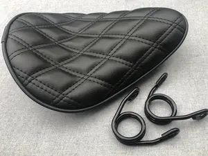 Black Diamond Solo Seat Harley chopper bobber xs650 sportster cb750 triumph dyna Universal Solo seat,