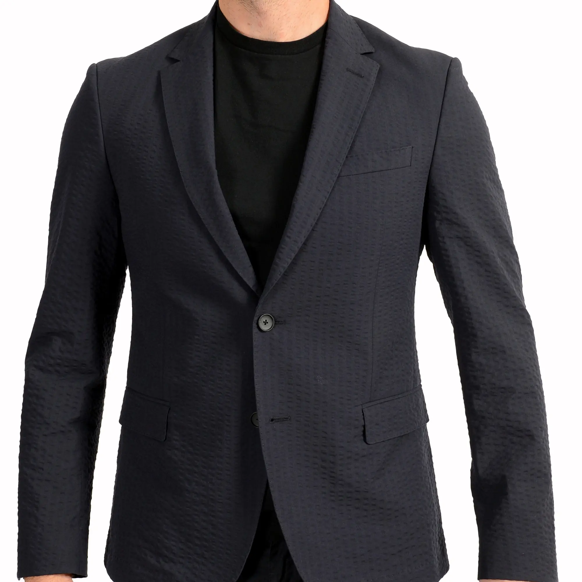 Hugo Boss Men's "Nobis" Slim Fit Blue Two Button Blazer US 40R IT 50R