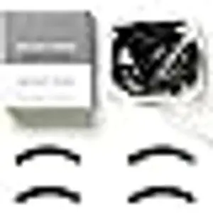 Black Eyelash Curler Refills 24-Pack Replacement Pads Eye Lash Cosmetic Accessory Create Permanent Curls Intense Lashes Universal Fit for Standard Curlers