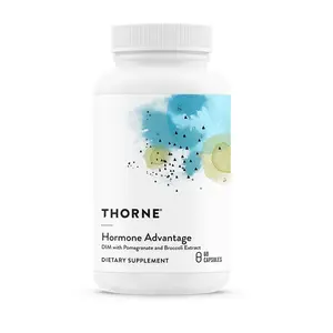 Thorne DIM + Crucera-SGS - Hormone Balance & Detox Support Supplement with DIM & Sulforaphane Glucosinolate (SGS) for Cellular Health, Estrogen Metabolism, & Antioxidant Benefits - 60 Capsules - Gluten-Free - NSF Certified
