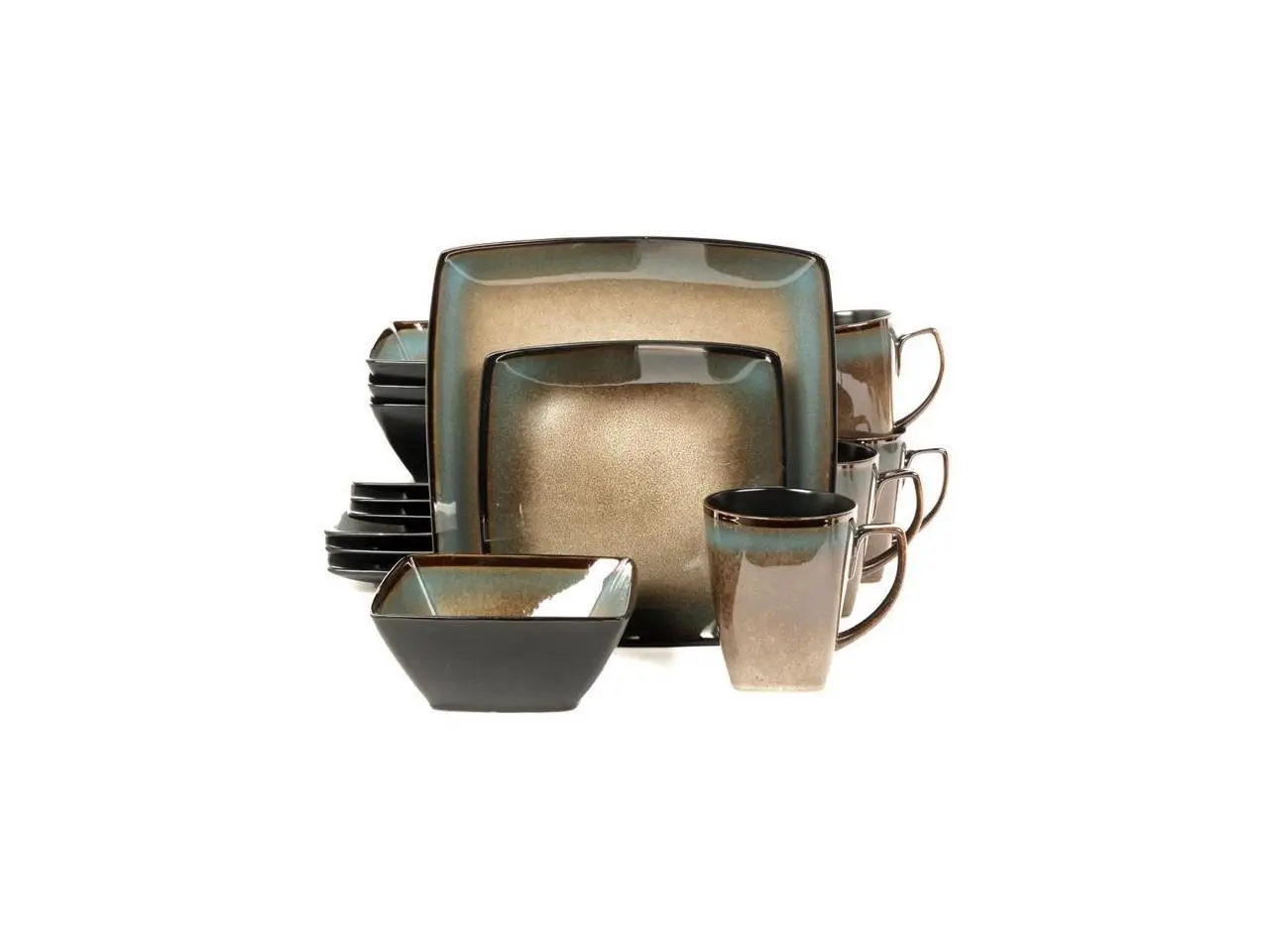GIBSON 16-Piece Tequesta Dinnerware Set (92131.16)