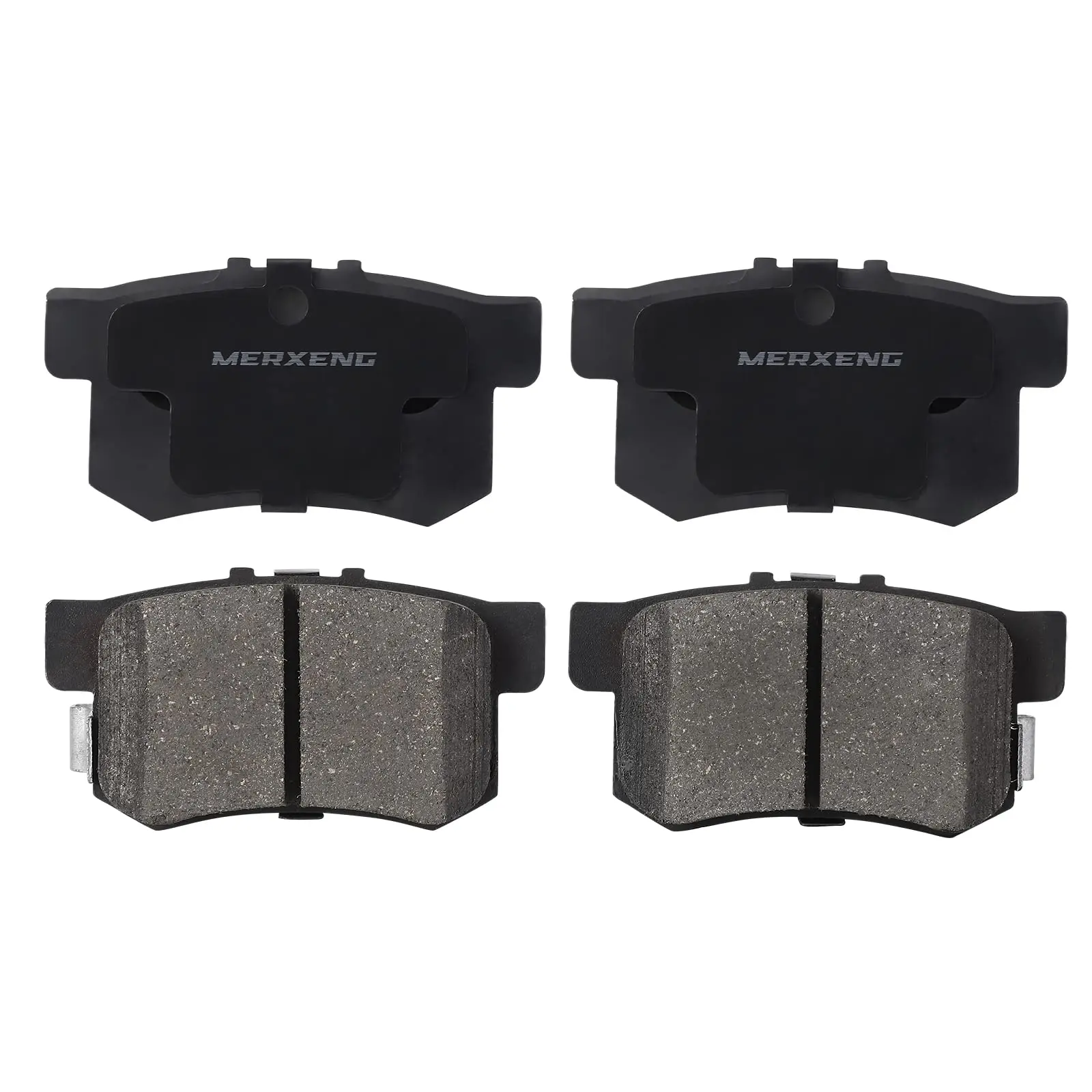 Garvee Premium Ceramic Disc Rear Brake Pads for 1991-2007 Accord,2002-2015 Civic,2001-2005 CL,1997-1999 EL,2013-2022 ILX,1997-2001 Integra,2002-2006 RSX,1995-1998 TL,2004-2008 TSX,1992-1994 Vigor,07-13 SX4