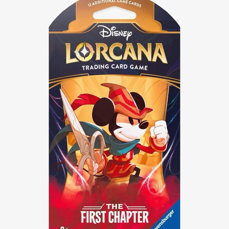 Disney Lorcana: The First Chapter Sleeved Booster Pack Trading Cards