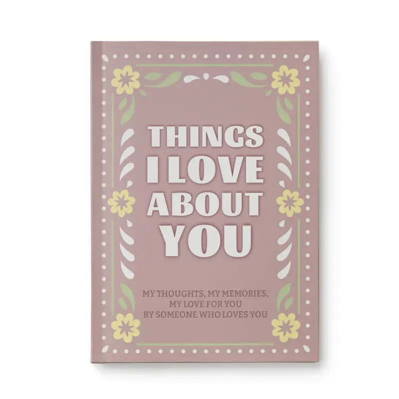 Things I Love About You: Things I Love About You and the Reasons Why I Love You Fill-in-the-Blank Gift Book. Anniversary Gifts for Couples, Her and Him