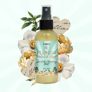 Circe Florida Water & Sage Ritual Spray 2 oz - Cleansing & Protection Mist for Energy & Space - Alcohol-Free Spiritual Cologne
