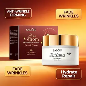 Bee Venom Cream with Manuka Honey, Bee Venom Skin Tightening Cream for Face 99% Natural, Face Tightening and Lifting Repair Hydrating Moisturizing Wrinkle Cream for Women