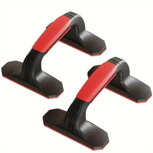 Non-slip Push-Up Bars, 2 Counts Comfortable Wrist Support Push-Up Bars, Durable Abs Material Push-Up Stands for Chest & Triceps Workouts