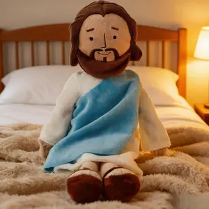 13" Jesus Plush Jesus Stuffed Doll Christian Plushie Doll for Easter Christmas Church Religious Gifts for Kids Adults Pet Valentine's Day