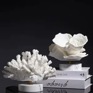 Nordic Style Luxury Coral Ornament, Creative Home Decor for Living Room, Coffee Shop, Bar Cabinet, TV Stand, Elegant Interior Decoration