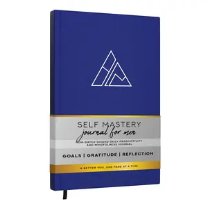 Realizations Self-Mastery Journal for Men & Women - Daily Journal for Goals, Gratitude,Reflection -  christmas gift  bullet  journals   Manfestation
