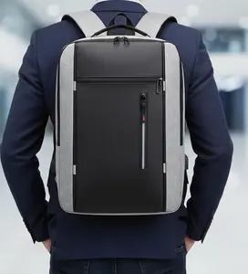 Laptop backpack with USB charging port