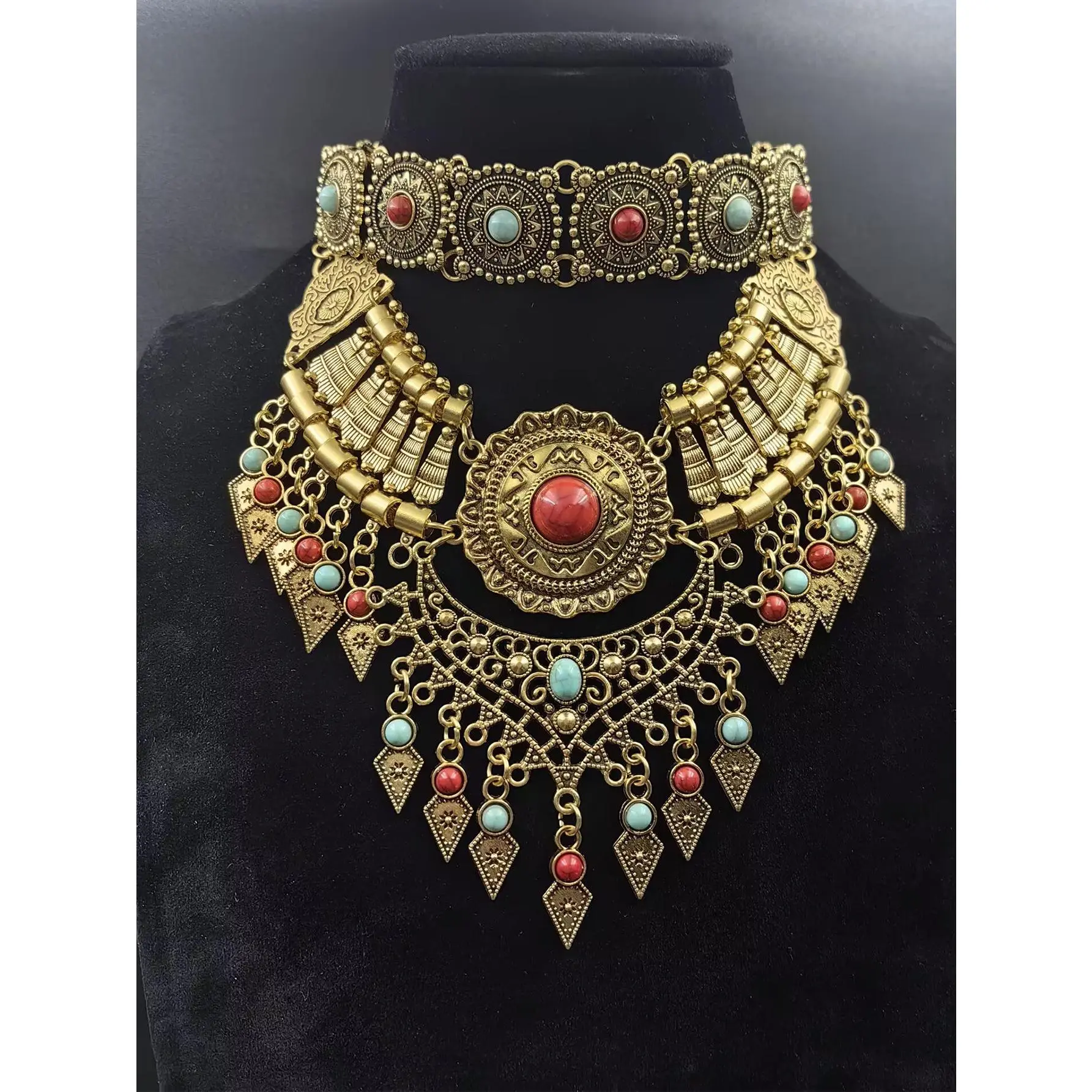 Antique gold+colored