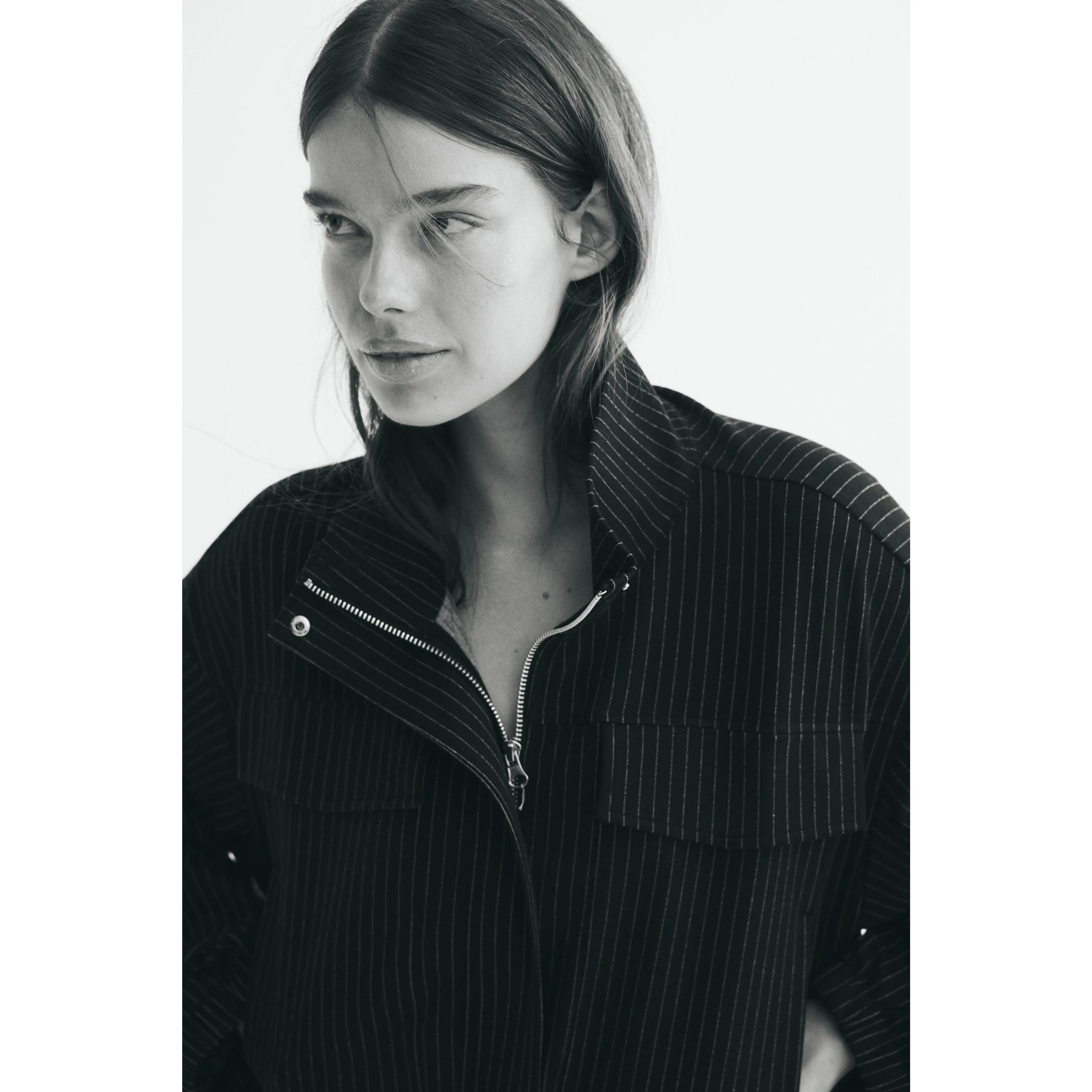 H&M Funnel-collar jersey jacket
