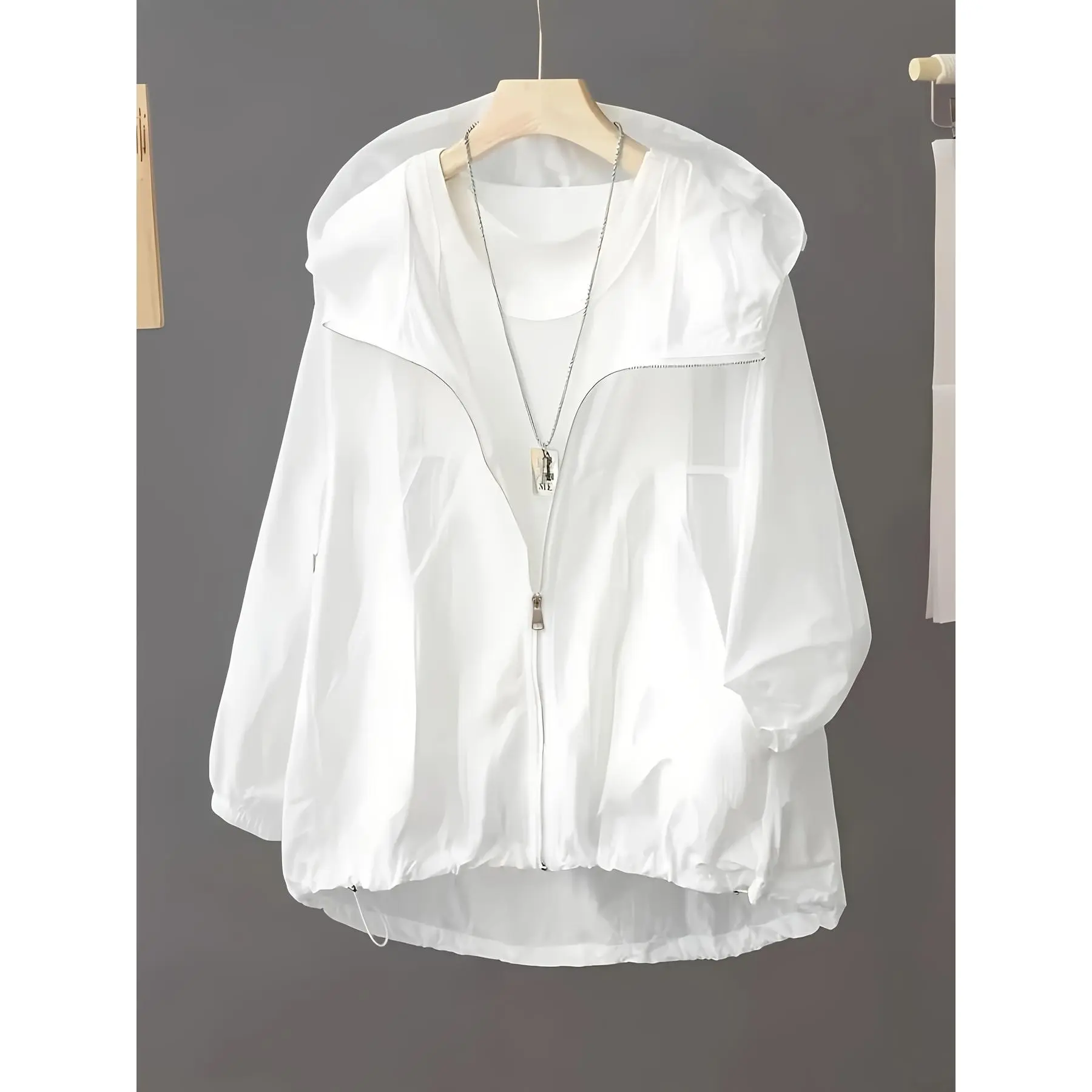 Women's Plus-Size Lightweight Short Coats, Basic Casual Sports & Outdoor Jackets