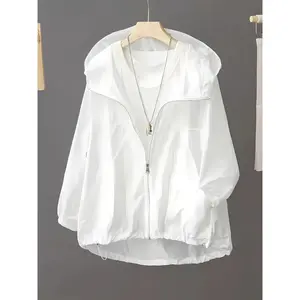 Women's Plus-Size Lightweight Short Coats, Basic Casual Sports & Outdoor Jackets