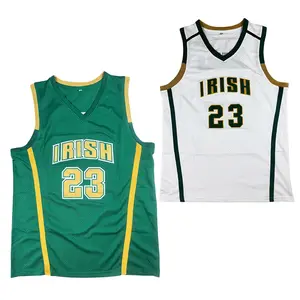 2025 American basketball jersey #23 James Sewing embroidery Retro shorts outdoor sport Four pockets Covering the stadium Beach Pants Training shorts High School Jersey for Men big size Mesh breathable basketball jerseys for men White Green S-XXL