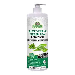 Aloe Vera Green Tea Body Wash – Hydrating & Soothing Cleanser for Sensitive Skin, Dryness & Daily Refreshment