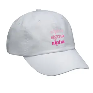 Alpha Sigma Alpha Hat - Pink Gradient
