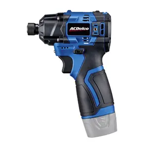 ACDelco G12 1/4" Hex Brushless Impact Driver, 125 ft-lbs (170 Nm) High Torque, 4-Mode Intelligent Control, Ultra Compact 5" for Tight Spaces, BLDC Motor, LED Light - ARI12185 (Tool Only)