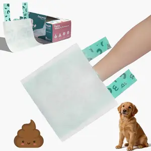 2-Ply Dog Poop Bags with Paper Towels, Value Pack, Erasable 50 Count Strong Poop Bags for Dogs, Eco-Friendly Pet Waste Bags for Walking,Travel,Home,Guaranteed Leak-Proof