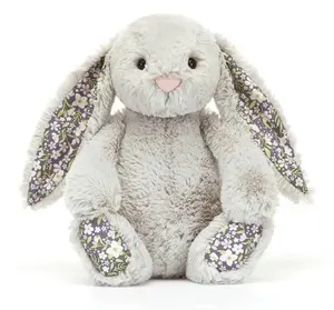 Official Jellycat Bashful Bunny Plush – Super Soft Authentic Jellycat Toy (1 PRODUCT + 1 BAG OF JELLYCAT + 1 GIFT)