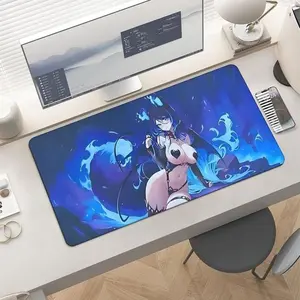 Gamersupps Waifu Cups Mouse Pad, WAIFU Gaming Desk Mat, Anime Gamer Mouse Pad, Large Desk Pad for PC Setup, Otaku Gaming Gear