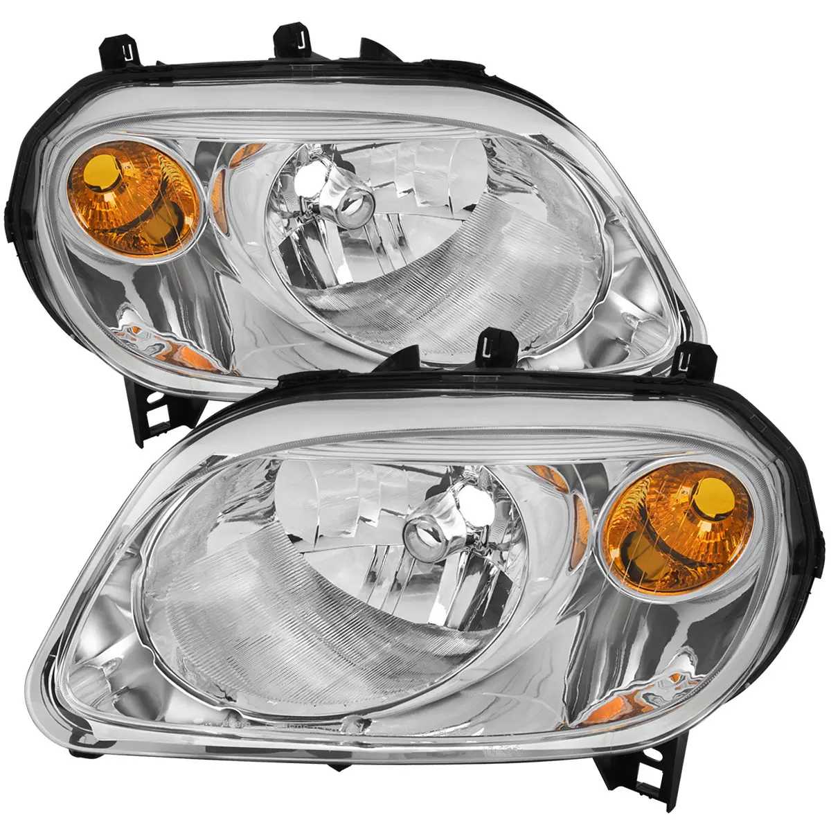 2006-2011 Chevrolet HHR Factory Style Headlights (Chrome Housing/Clear Lens) 2006-2011 Chevrolet HHR Factory Style Headlights (Chrome Housing/Clear Lens)