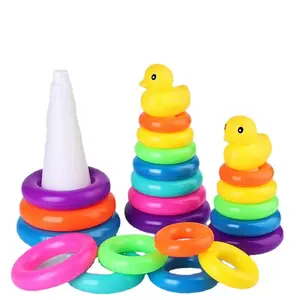 Rainbow Duck Stacking Toy Stacker for Kids, Educational Color Recognition Toy, Fun Early Learning Gift for Festivals