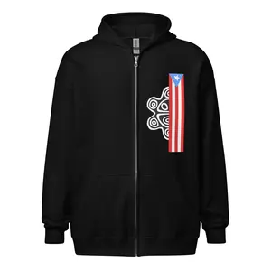 Boricua zip hoodie