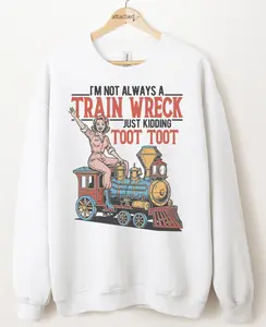 Train Wreck Graphic Top