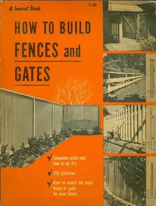 USED Book - How to Build Fences and Gates by sunset (Paperback)