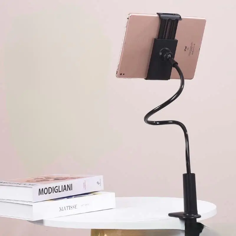 Adjustable Desktop Phone Holder, Universal Storage Holder for Phone & Tablet, Durable Alloy Tablet Mount for Live-streaming & Video Recording, Phone A