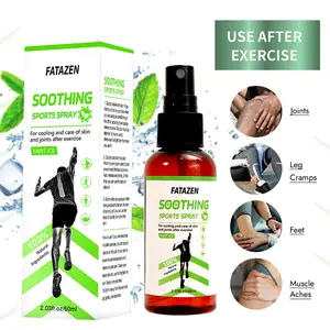 FATAZEN Mint Oil Sports Spray, Ultra-fine Molecular Mist, Strengthen Skin Barrier, Soothe Sensitivity & Relieve Muscle Tension, Ideal for Cycling, Fitness & Yoga