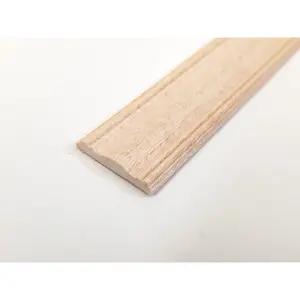 Dollhouse Window Door Casing or Baseboard Trim Molding 1/2" wide x 18" long NE941